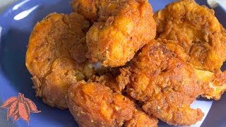 Fried Cauliflower quotChickenquot  Vegan Soul Food [upl. by Alyad]