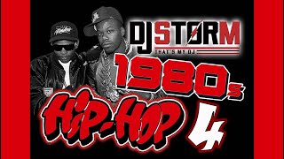 DJ STORM OLD SCHOOL 80s HIP HOP VIDEO MIX 4 [upl. by Leizo456]