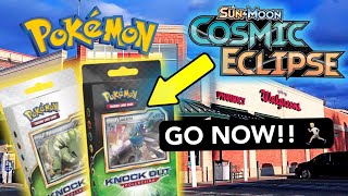 Found it Cosmic Eclipse Pokemon Cards from WALGREENS Knockout Collection pokemoncardopening [upl. by Alled]