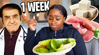 TRYING THE 600 LB LIFE DIET FOR A WEEK [upl. by Eelirol]