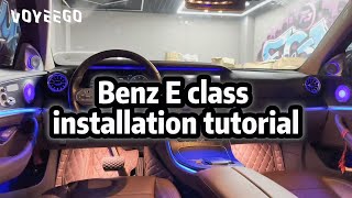 Easy Ambient Light Installation for the MercedesBenz EClass W213 [upl. by Ifen203]