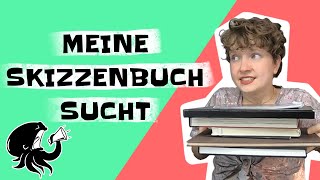 Eine Tour durch meine alten Skizzenbücher🐙 TINTENKRACH [upl. by Aihseym]