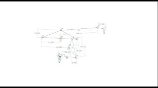 Example of Measurements Feature in Linkage Mechanism Designer [upl. by Forester133]