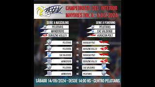 CAMPEONATO DEL INTERIOR MAYORES DIV A  AUV 2024 [upl. by Segroeg]