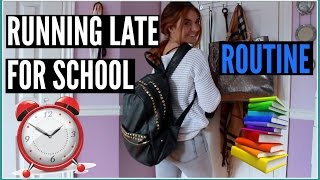 Running Late For SCHOOL Morning RoutineHair Makeup  Outfit IDEA [upl. by Susanna]