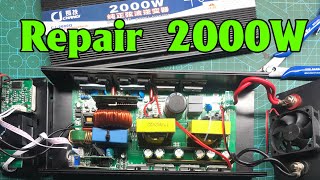 How to Repair 2000W Sine Inverter [upl. by Ebbie]