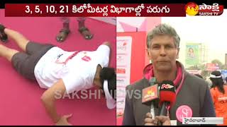 Pinkathon Run in Hyderabad at Peoples Plaza  Breast Cancer Awareness [upl. by Pippy]