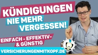 Kündigungen RICHTIG schreiben und NIE mehr vergessen  einfach  effektiv  günstig [upl. by Aynekal512]