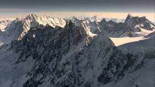 Le MontBlanc vu du ciel  from above [upl. by Eppillihp]