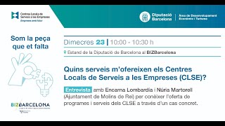 Entrevista Quins serveis mofereixen els Centres Locals de Serveis a les Empreses [upl. by Nodrog850]