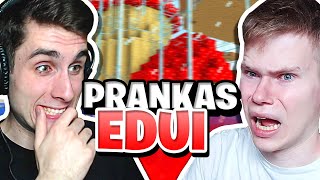 PRANKAS EDUI PRIVAČIAME BEGĖDŽIO SERVERYJE [upl. by Dannye855]