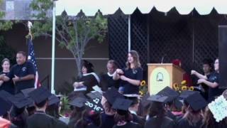 Cuyamaca College June 2016 Commencement ASL Song Performance Unwritten by Natasha Bedingfield [upl. by Schultz]