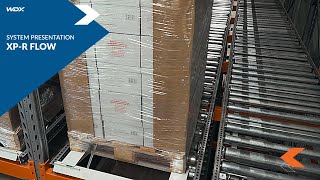 Live Pallet Racking System  XPR Flow by WDX [upl. by Yanffit983]