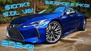 2024 Lexus LC500 Review  Looks That Can Kill With A Timeless V8 Heart [upl. by Anyale956]