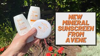 NEW Avène Mineral Sunscreens Demo and Review [upl. by Olegna]