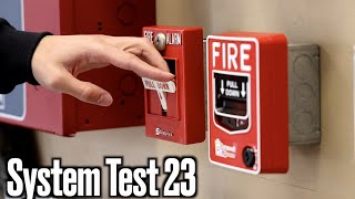 ADT Unimode 10UD Fire Alarm System Test 23  SpectrAlert Loudness [upl. by Retxab]