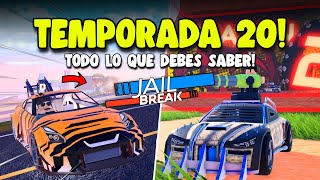 🏅NUEVA ACTUALIZACION en ☘️JAILBREAK TEMPORADA 20  Febrero 2024 [upl. by Legnalos388]