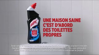 Harpic Power plus explosion marine quotune maison saine cest dabord des toilettes propresquot Pub 30s [upl. by Mcnamee]