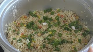 quot Vegetable amp Chana Pulao quot Bajias Cooking [upl. by Vincent]