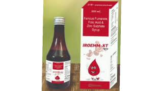 IROEMM XT Syrup Ferrous Fumarate Folic Acid amp Zinc Sulphate Syrup [upl. by Akired753]