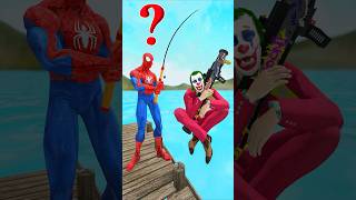 Spiderman challenge fishing vs Joker Venom Granny gta gtav spiderman funnyvideo homemaranha [upl. by Geanine723]