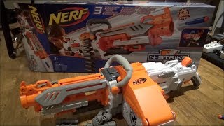 NERF NStrike Havok Fire EBF25 Unboxing and Review [upl. by Loutitia]