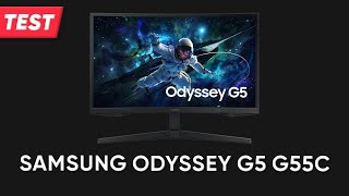 Monitor Samsung Odyssey G5 G55C LS27CG554EUXEN  Test  Deutsch [upl. by Ahsetal449]