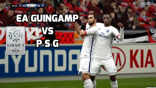 HD PSG vs EA Guingamp Ligue 1 09 Avril 2016 Fifa 16 FR 1080p60 [upl. by Ikcir]