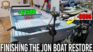 Jon Boat Restoration COMPLETE  14ft Jon Boat Build Recap [upl. by Johnnie]