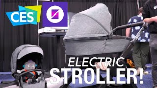 CES 2024  This Stroller Walks Your Kid For You  Glüxkind Rosa Smart Stroller [upl. by Sibylle]