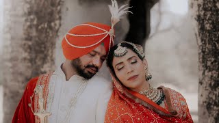 BEST SIKH WEDDING HIGHLIGHTS 2024  SAME DAY EDIT  HARMANDEEP amp VEERPAL [upl. by Anirdnajela216]