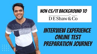 DE Shaw Group and Co  Internship Interview Experience  NonCS  Online Test 🔥 [upl. by Nosrac]