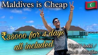 INDIA TO MALDIVES  BUDGET TRIP [upl. by Adli]