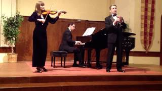 Londonderry Air Danny Boy for Violin Clarinet and Piano [upl. by Datha804]