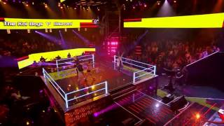 The Koi Boys vs Ilisavani Cava Uptown Funk  The Voice Australia 2016 [upl. by Atinahs842]