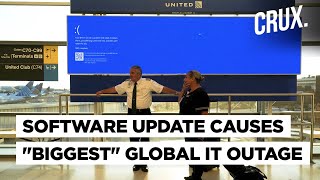 Microsoft Outage Disrupts Travel and Businesses Cybersecurity Firm Crowdstrike Says quotFix Deployedquot [upl. by Finny906]