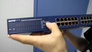 Netgear Prosafe GS724T300NAS 24 Port Gigabit Smart Switch Unboxing amp First Look Linus Tech Tips [upl. by Rimisac]