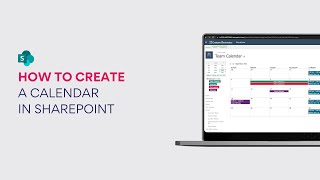 How to create a calendar in SharePoint [upl. by Asirrom]