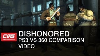 Dishonored gameplay PS3 vs 360 comparison [upl. by Ahsiled]