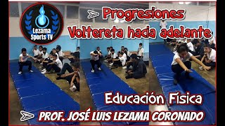 Progresiones para realizar la voltereta hacia adelante en Educación Física  Gimnasia  Secundaria [upl. by Rakso]