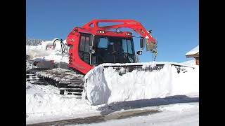 430 CV en piste  Les Mosses Etienne RougePistenbully 300 polar W [upl. by Deste745]