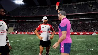 Rugby Challenge 4  Currie Cup 2022 Lions Edwill Van Der Merwe sent off Also Gets 3 Wk Suspension [upl. by Pentha]