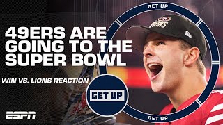 Lions vs 49ers FULL REACTION with Rex Ryan Dan Orlovsky amp Ryan Clark 🍿  Get Up [upl. by Pelletier]