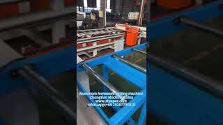 CNC aluminum formwork cutting machine working video ZhongtianMachine aluminiumformwork machine [upl. by Aristotle]