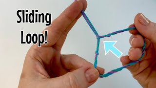 Adjustable bracelet loop tutorial  friendship bracelet sliding knot [upl. by Alien]