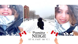 PREMIÈRE TEMPÊTE DE NEIGE AU QUÉBEC ❄️☃️🇨🇦 [upl. by Idelle231]