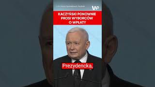 Kaczyński z kolejnym apelem o wsparcie [upl. by Katonah]