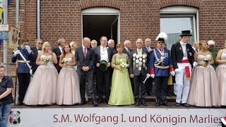 Die große sonntags Parade auf dem Schützenfest in Kapellen 2016 [upl. by Adyaj]