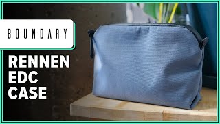 Boundary Supply Rennen Recycled Pouch Review 2 Weeks of Use [upl. by Ardnas]