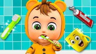 Old Macdonald Had A Farm  ToothBrush Song 💪 Brush Your Teeth 🦷🪥more Nursery Rhymes amp Kids song [upl. by Nanice]